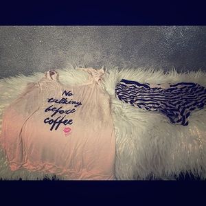 Betsy Johnson booty shorts sleepware.